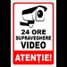 Indicator 24 ore supraveghere video atentie